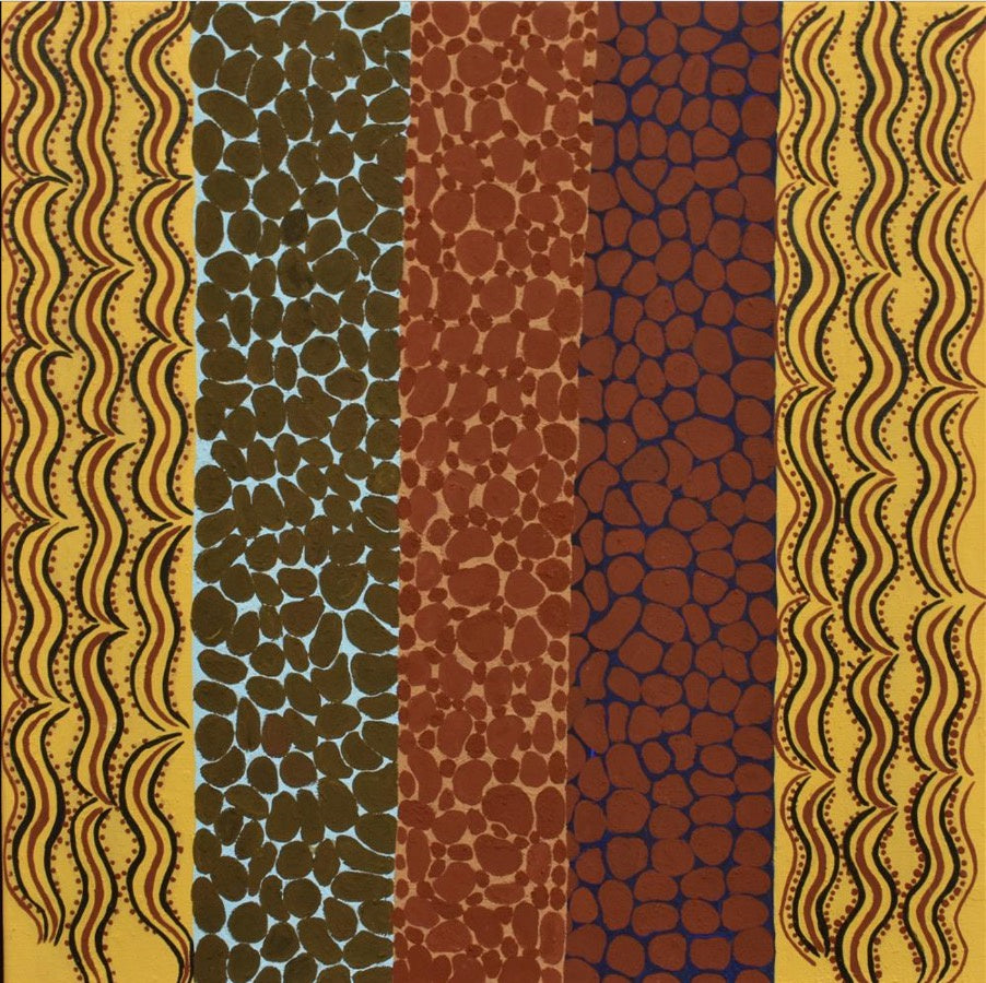 LORNA SHAUN | 'Drought' | Painting / Acrylic, Dry & Earth Pigment on Linen