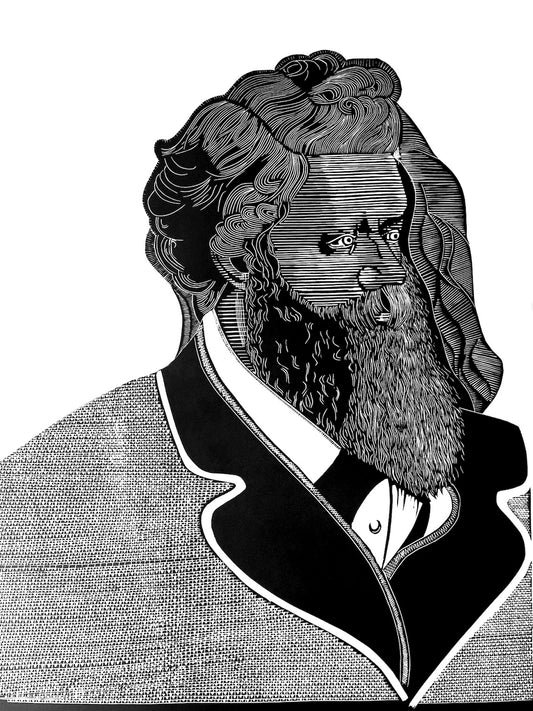 ROBERT TOMMY PAU | 'John Douglas' | 2021 | Linocut print