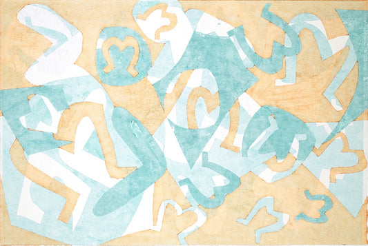 DANIE SAVAGE | 'Reconciliation/ Identity (State IIII)' | Monoprint on BFK Rives paper
