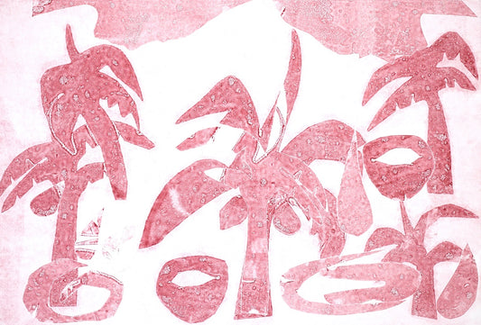 RITA KAITAP | 'Wakasu' | Monoprint on BFK Rives paper