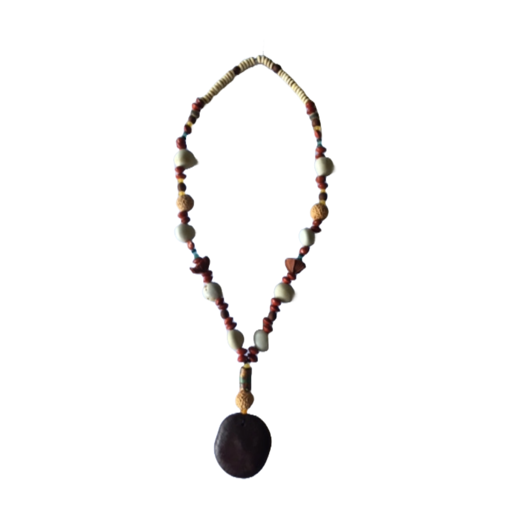 BUNDA ART | 'Australia on a String (46)' | Necklace | Mixed medium