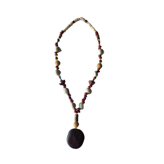 BUNDA ART | 'Australia on a String (46)' | Necklace | Mixed medium