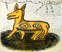 BEVAN NAMPONAN | 'Kutcher (cold)' Etching