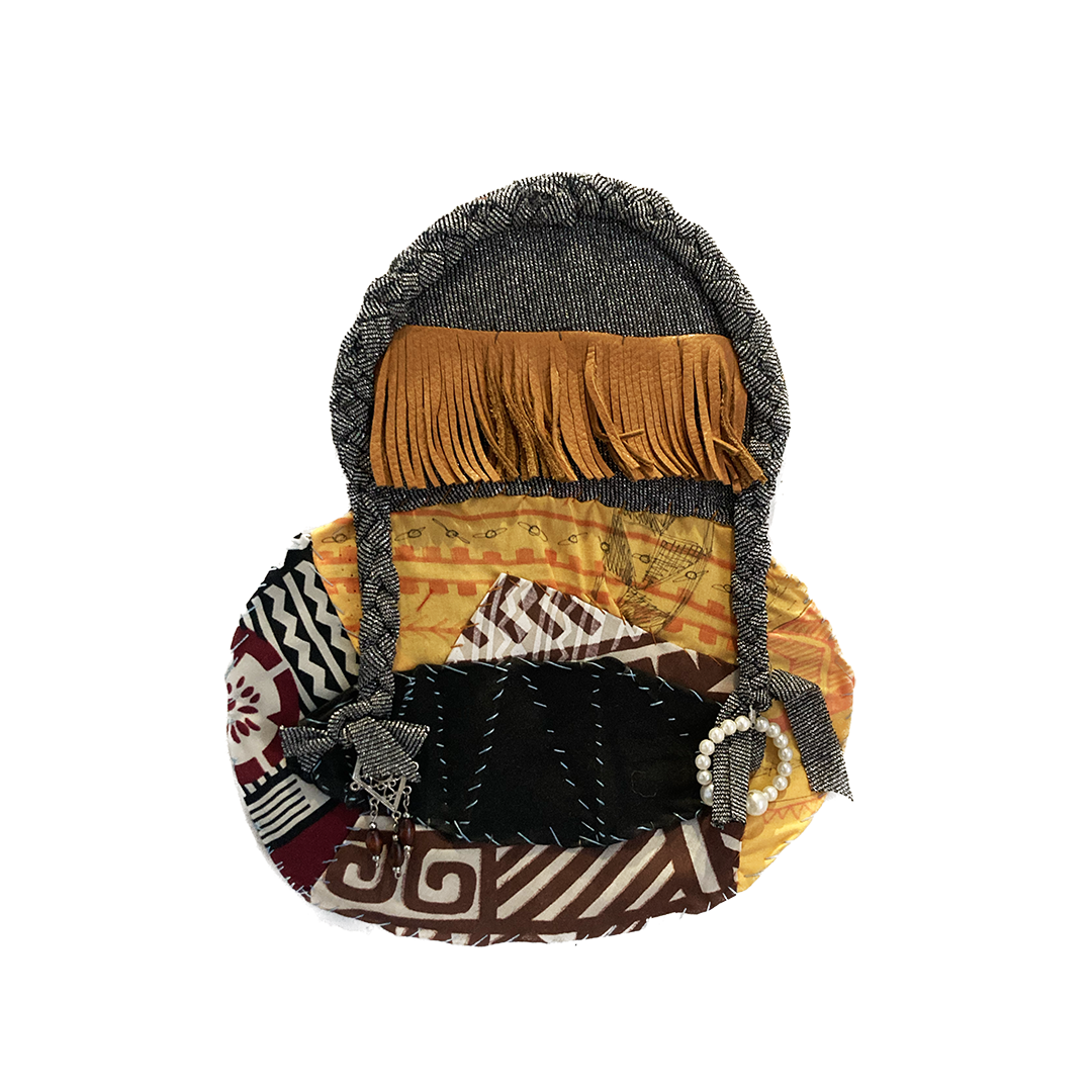 CHANTAL FRASER | #Traditional #Blurredlines (plaits) | Fabric, plastic beads, wire, thread, leather, wooden beads