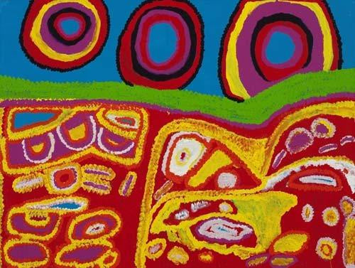 NETTA LOOGATHA | 'Makarrki I' | Painting / stretched