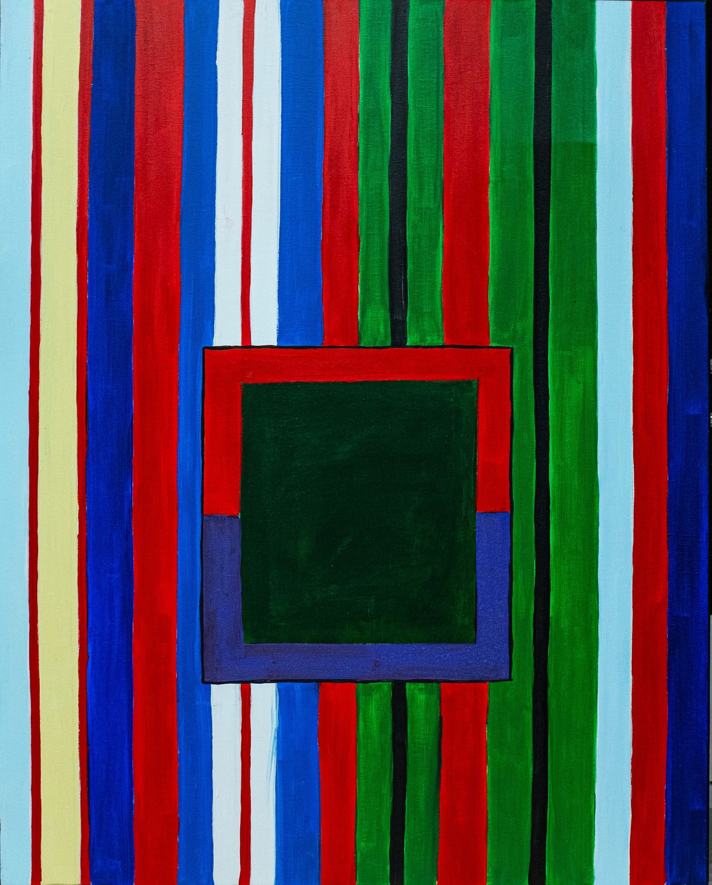 ROBERT TOMMY PAU | 'Colours of the Torres Strait Light Infantry Battalion' | 2021 | Painting
