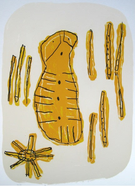 JOHN MURRAY | 'Bagu and Jiman - Firemaker' | Screen print