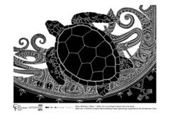 BLAK FLAIR PROJECT | 'Waru I' | Tea Towel / Brian Robinson