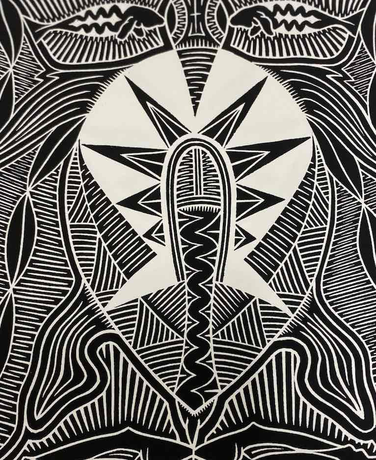 FRANKLIN MYE | 'Leuwer' | Linocut Print