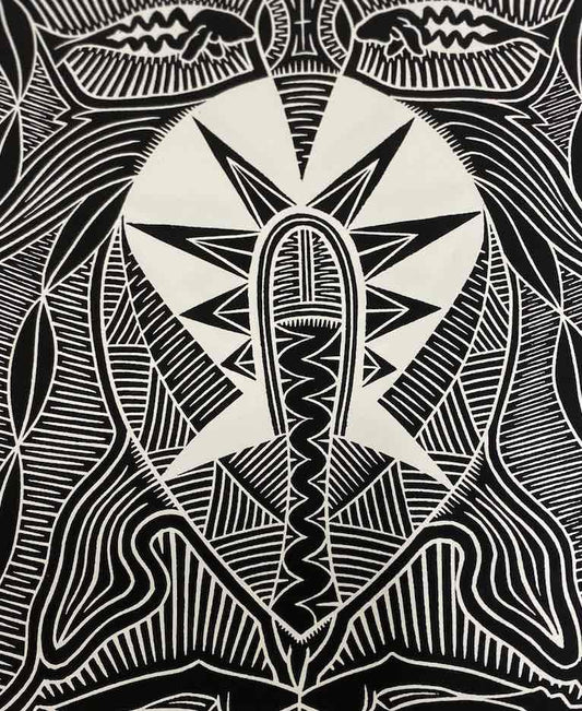 FRANKLIN MYE | 'Leuwer' | Linocut Print