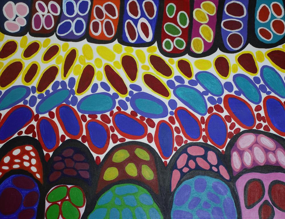 DOROTHY GABORI | 'My Country' | Painting / acrylic on Belgian linen