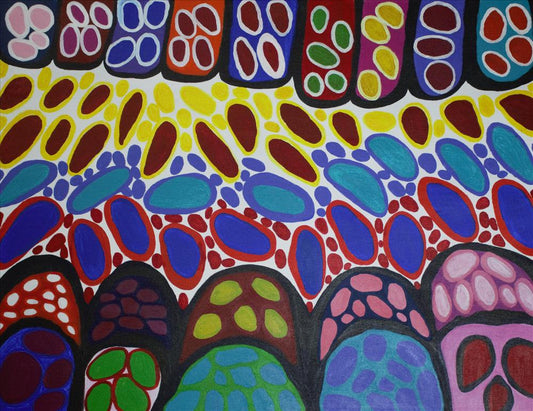 DOROTHY GABORI | 'My Country' | Painting / acrylic on  Belgian linen