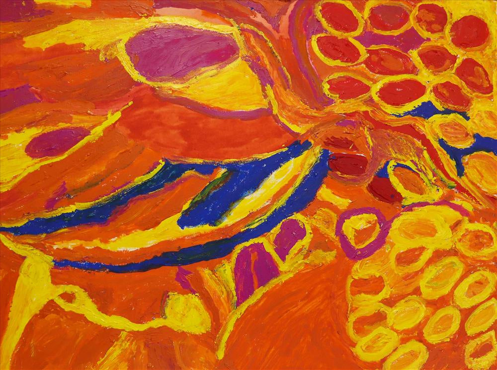 AMY LOOGATHA | 'Kabara - Salt Pan II' | Painting / acrylic on arches paper