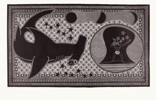 AIONA FRANK GAIDAN | 'Sageraw Baydham' Linocut Print