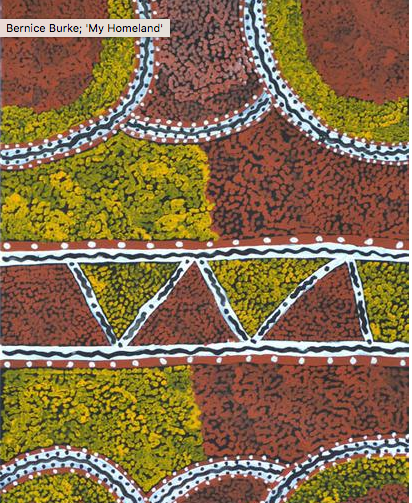 BERNICE BURKE | 'My Homeland' Painting | Synthetic polymer on linen