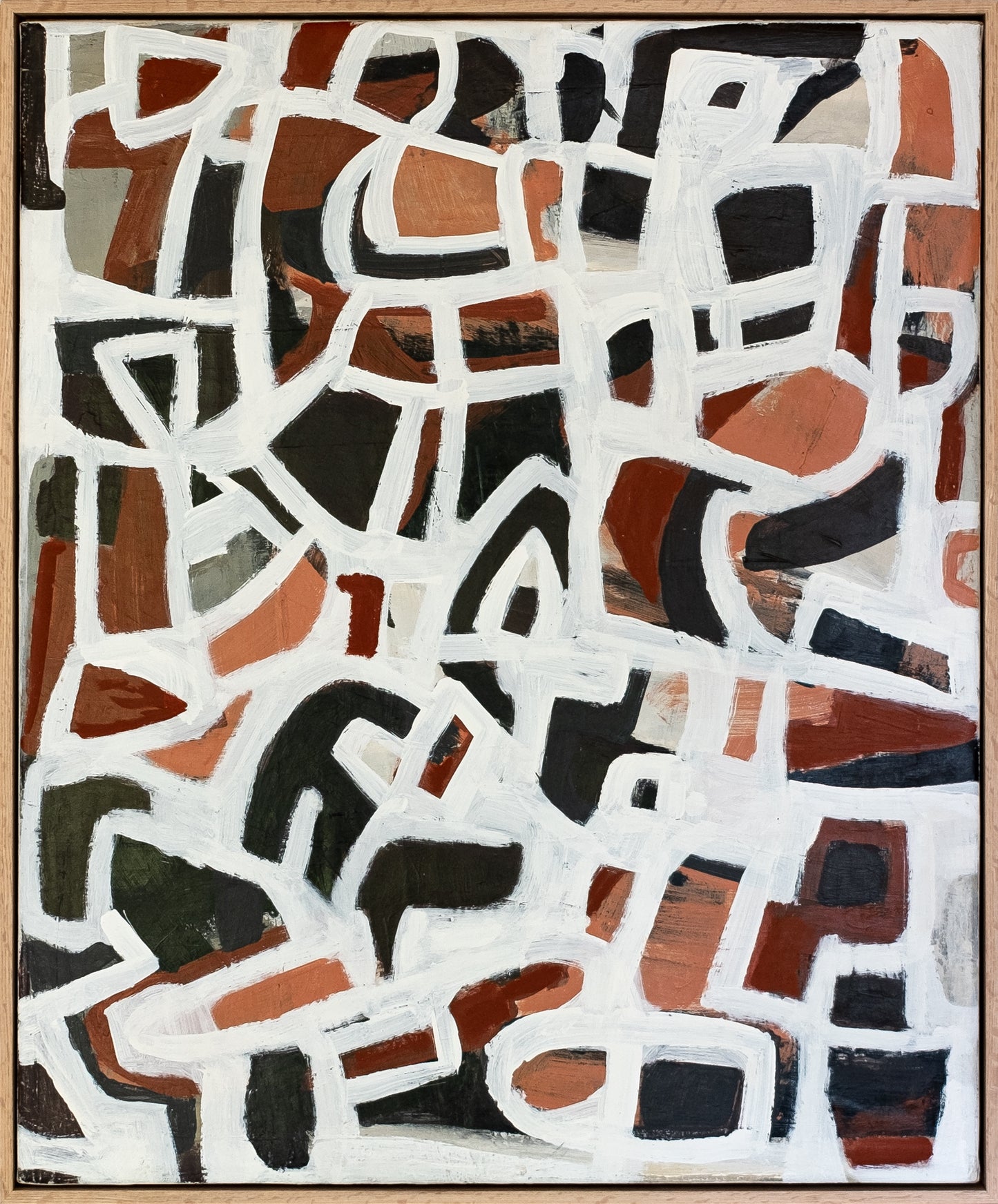 CLAUDINE MARZIK | ‘Anyways 3’ | Acrylic on canvas / framed