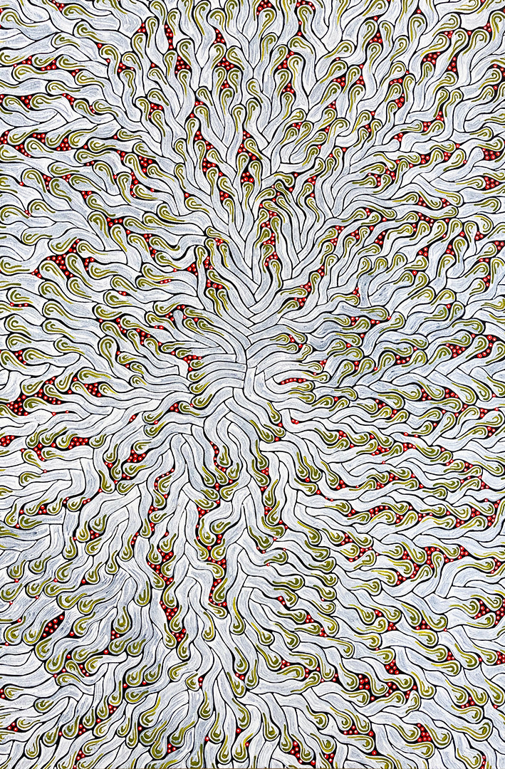 AGNES WOTTON | 'Sea Anemone' | Acrylic painting / stretched