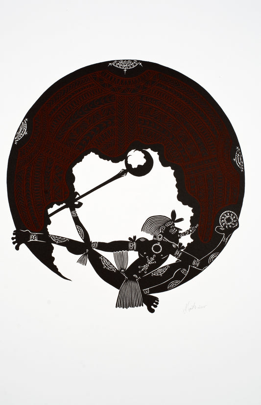 ALICK TIPOTI | 'Kisey Girer' Lino / Screen Print