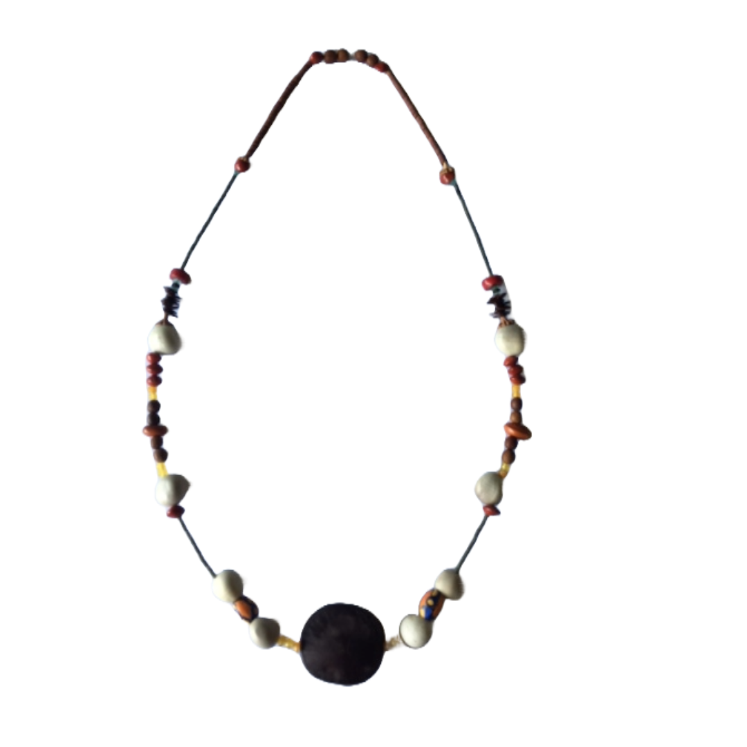 BUNDA ART | 'Australia on a String (52)' | Necklace | Mixed medium