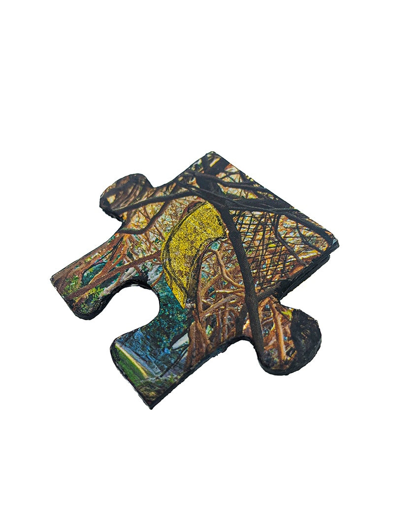 ELAINE GODDEN | 'Jigsaw Brooch II' | Mixed Media