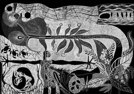 ARONE MEEKS | 'Celebration' | Linocut