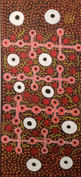 DOROTHY GABORI | 'Totem Poles' | Painting / Acrylic On Canvas