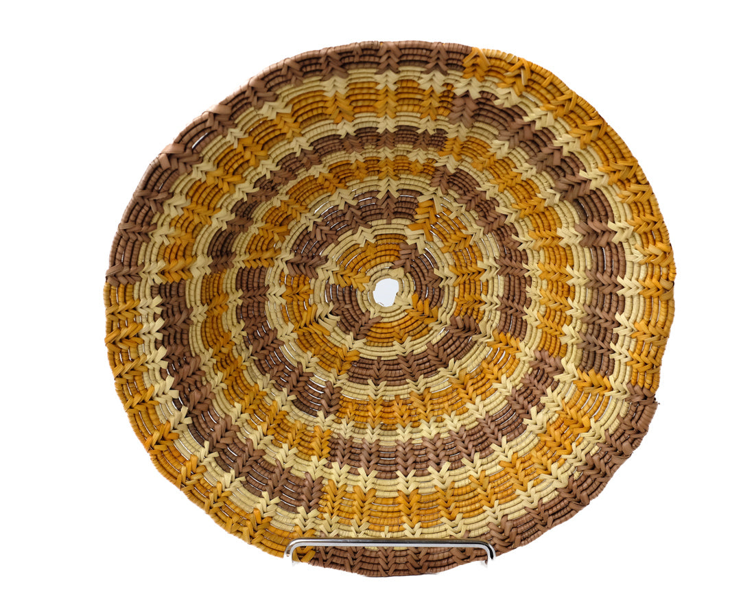 JENNIFER YUNKAPORTA | 'Fruit Bowl' | Woven bowl / natural grass + dye