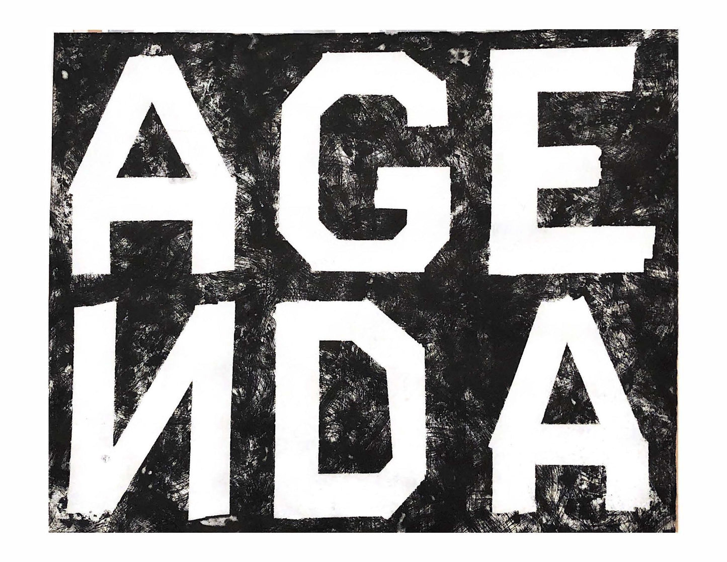 DARREN BLACKMAN | 'Agenda' | Etching