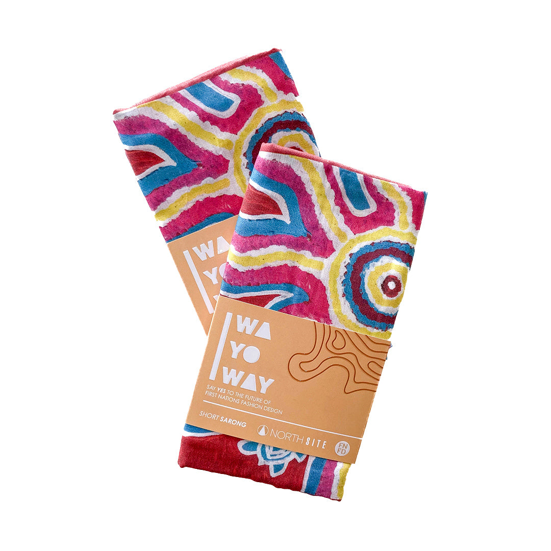 WA YO WAY | 'Ngawayu (Turtle)' | Short Sarong | Elverina Johnson