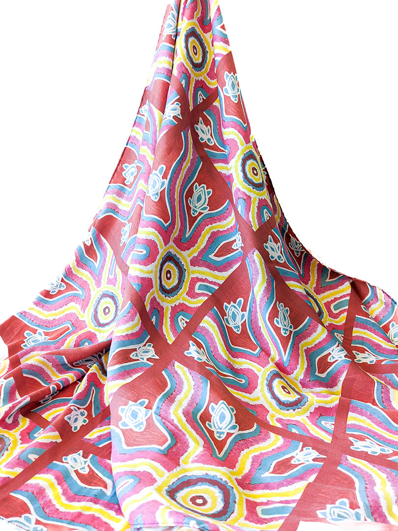 WA YO WAY | 'Ngawayu (Turtle)' | Short Sarong | Elverina Johnson