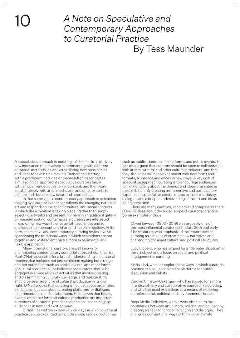 PLANETARY GESTURES | Exhibition catalogue