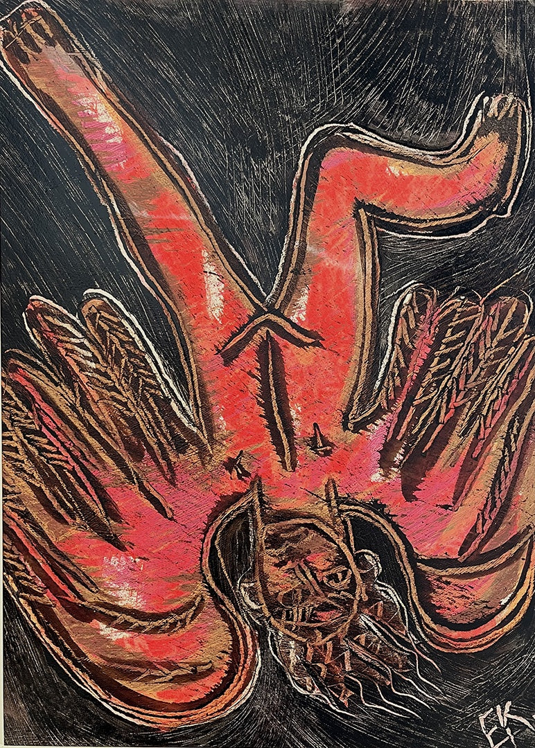 ED KOUMANS | 'Falling Angel' | Mixed media