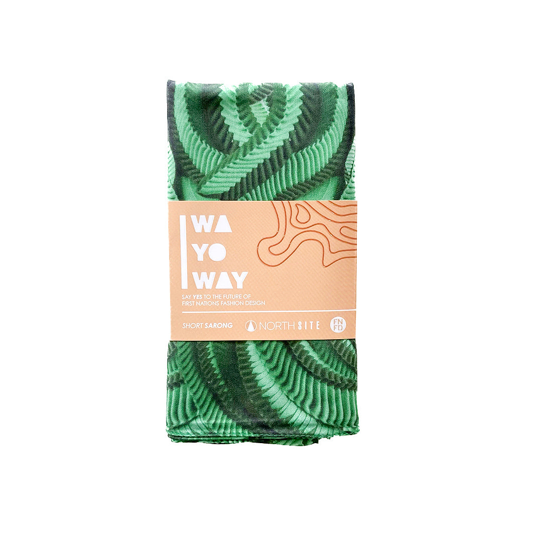 WA YO WAY | 'Story Lines' | Short Sarong | Grace Lillian Lee