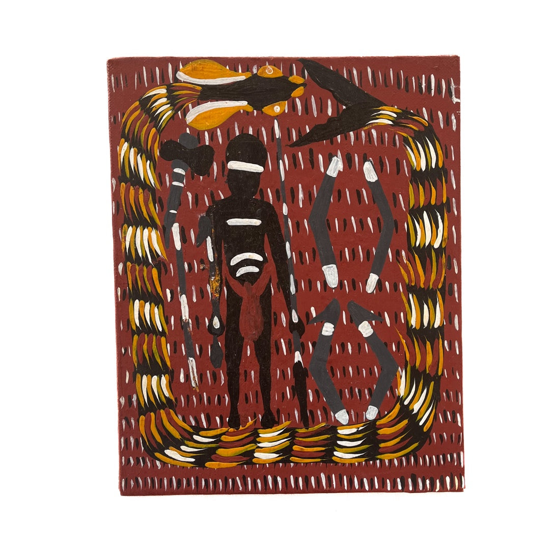 ALVIN GAVENOR | 'Thuwathu' | Painting / acrylic on canvas board