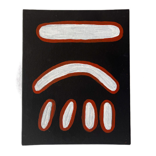 JOHN WILLIAMS | ‘Small Shark Paint-up’ | Painting / on canvas