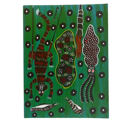 JOHN B. WILLIAMS | ‘The Rat & Squid’ | Painting / acrylic on canvas