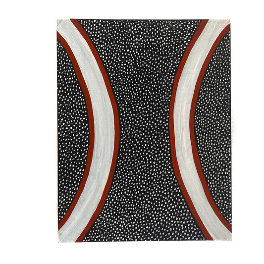 JOHN WILLIAMS | ‘Seahawk Yarakara Body Painting’ | Painting / on canvas