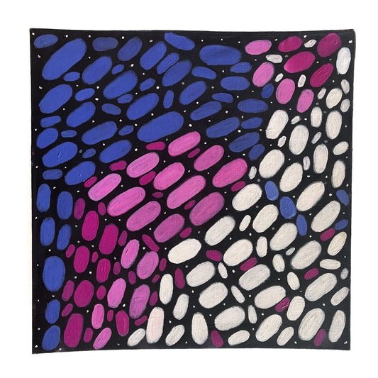 HELEN GABORI | ‘Bijurra – pippies’ | Painting / acrylic on linen board