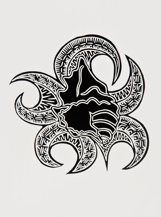 JOEL SAM | 'Yatha' | Linocut