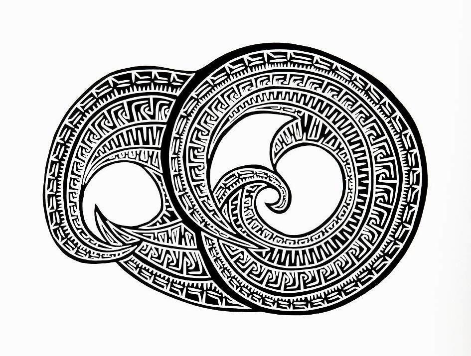 JOEL SAM | 'Bu Bu (Tides)' | Linocut print