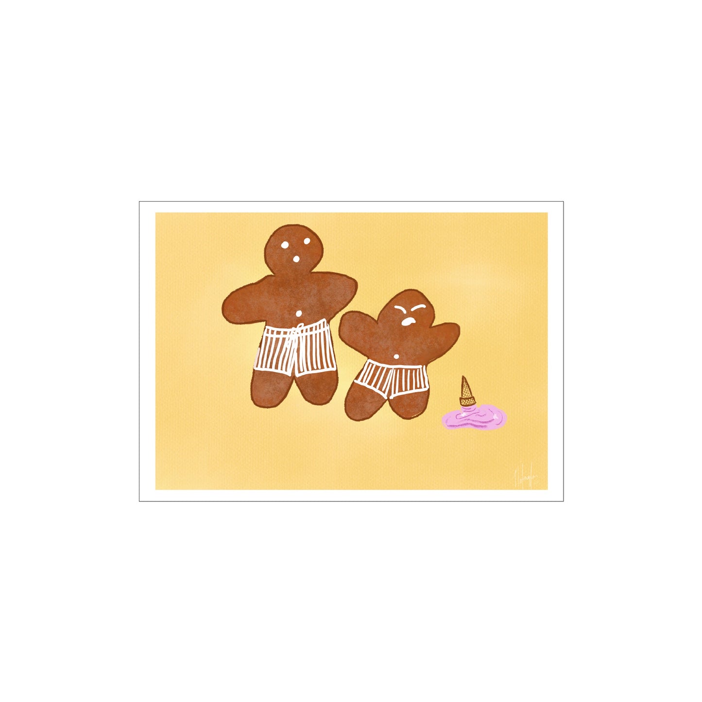 NATALIE LORENTZEN | ‘Summer Gingerbread Peeps – Ice cream’ | Gift Card