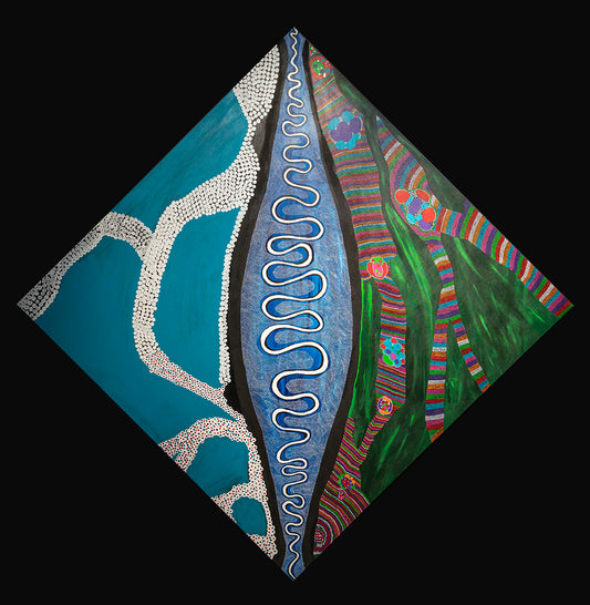 RENEE WILSON, ROXANNE THOMAS | 'Ngithan Nyerrwe Dulka' | Painting