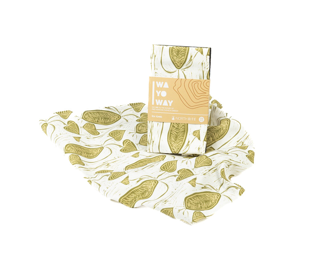 WA YO WAY | 'Bunguurr (Yam)' | Tea Towel | Lynelle Flinders