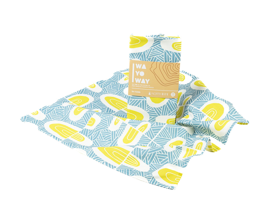 WA YO WAY | 'Bugul - Large Ant Hill' | Tea Towel | Lynelle Flinders