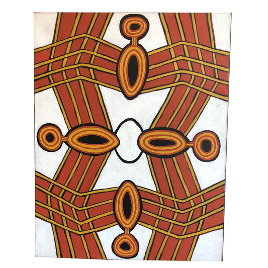 NAPOLEAN OUI | 'Spider -Rainforest Shield Design' | Painting / Acrylic on Canvas