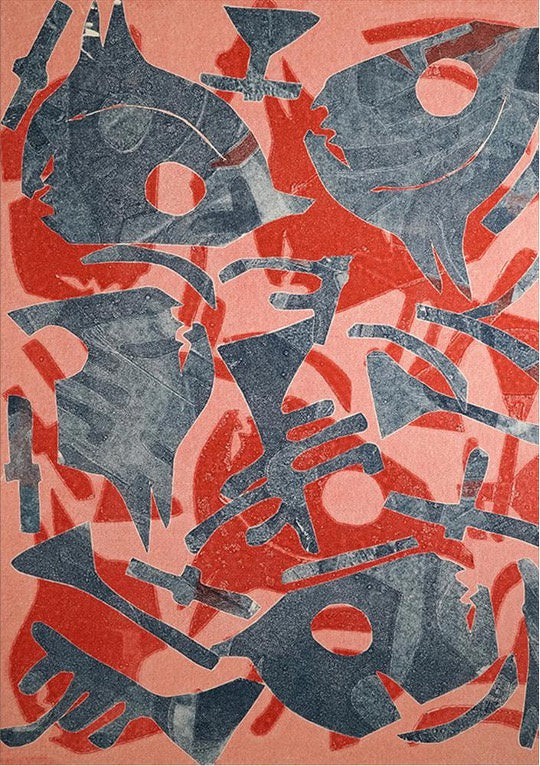 PAULA SAVAGE - Moa Island | 'Bila (Blue Bone Fish) State III - 3 of 3' | Gift Card