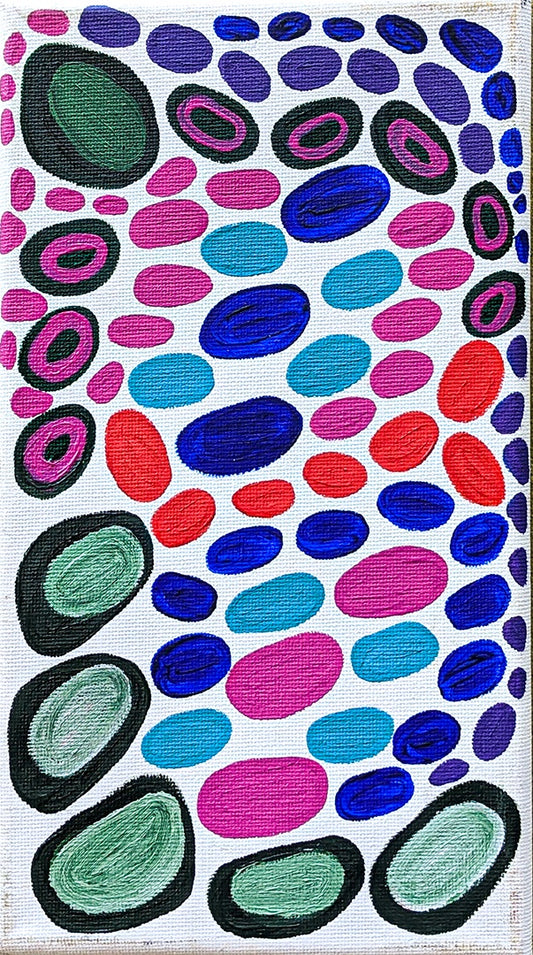 DOROTHY GABORI | ‘Stone Fish Traps’ | Painting / acrylic on canvas