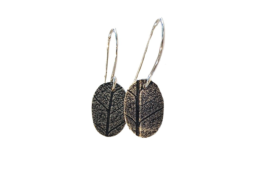 BREATH AND ESSENCE | 'Earthlines Earrings' | Sterling silver / french hooks