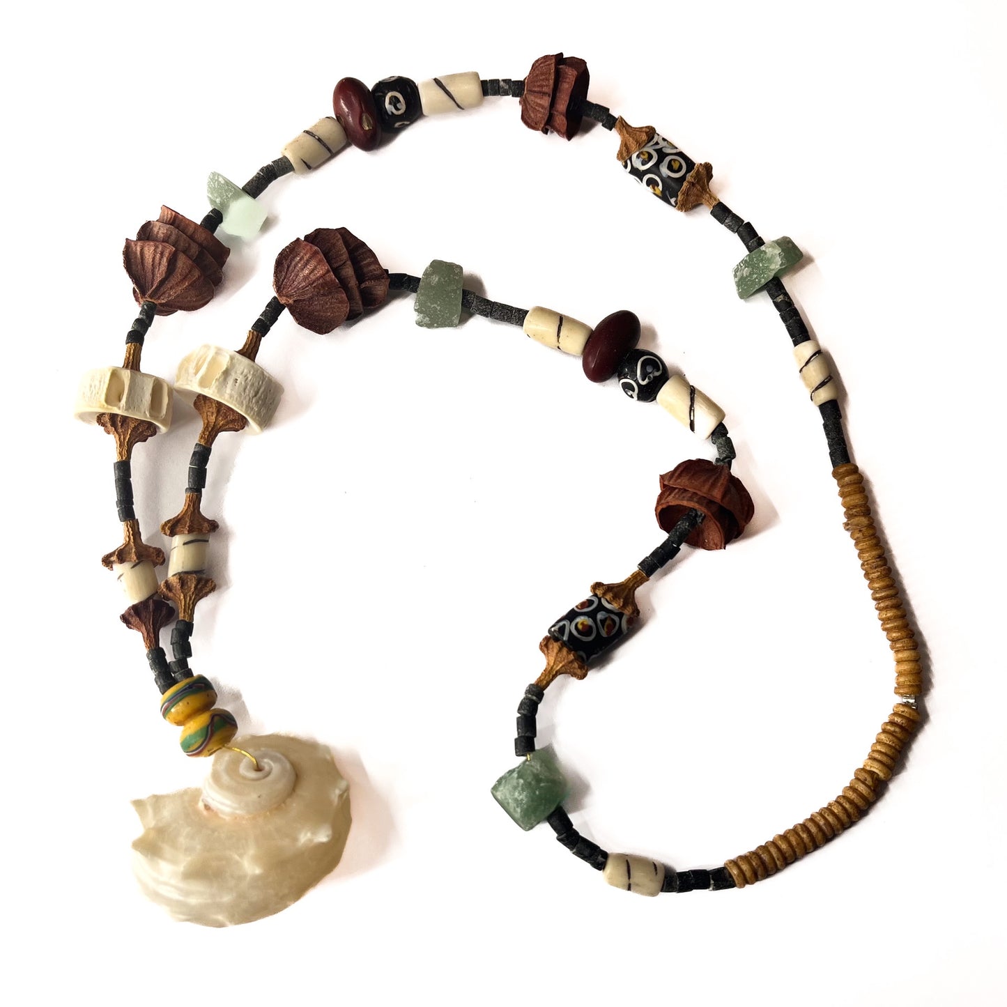 BUNDA ART | 'Australia on a String (31)' | Necklace | Mixed medium