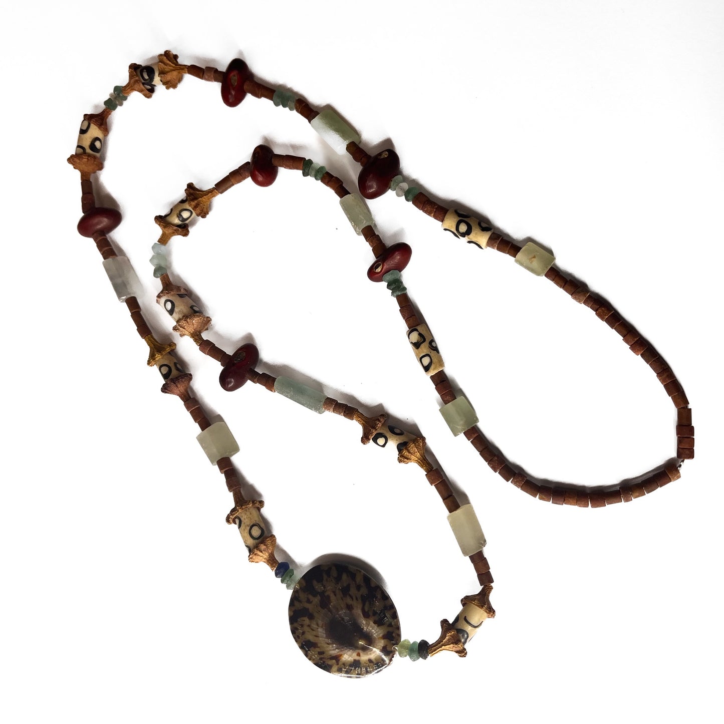 BUNDA ART | 'Australia on a String (32)' | Necklace | Mixed medium